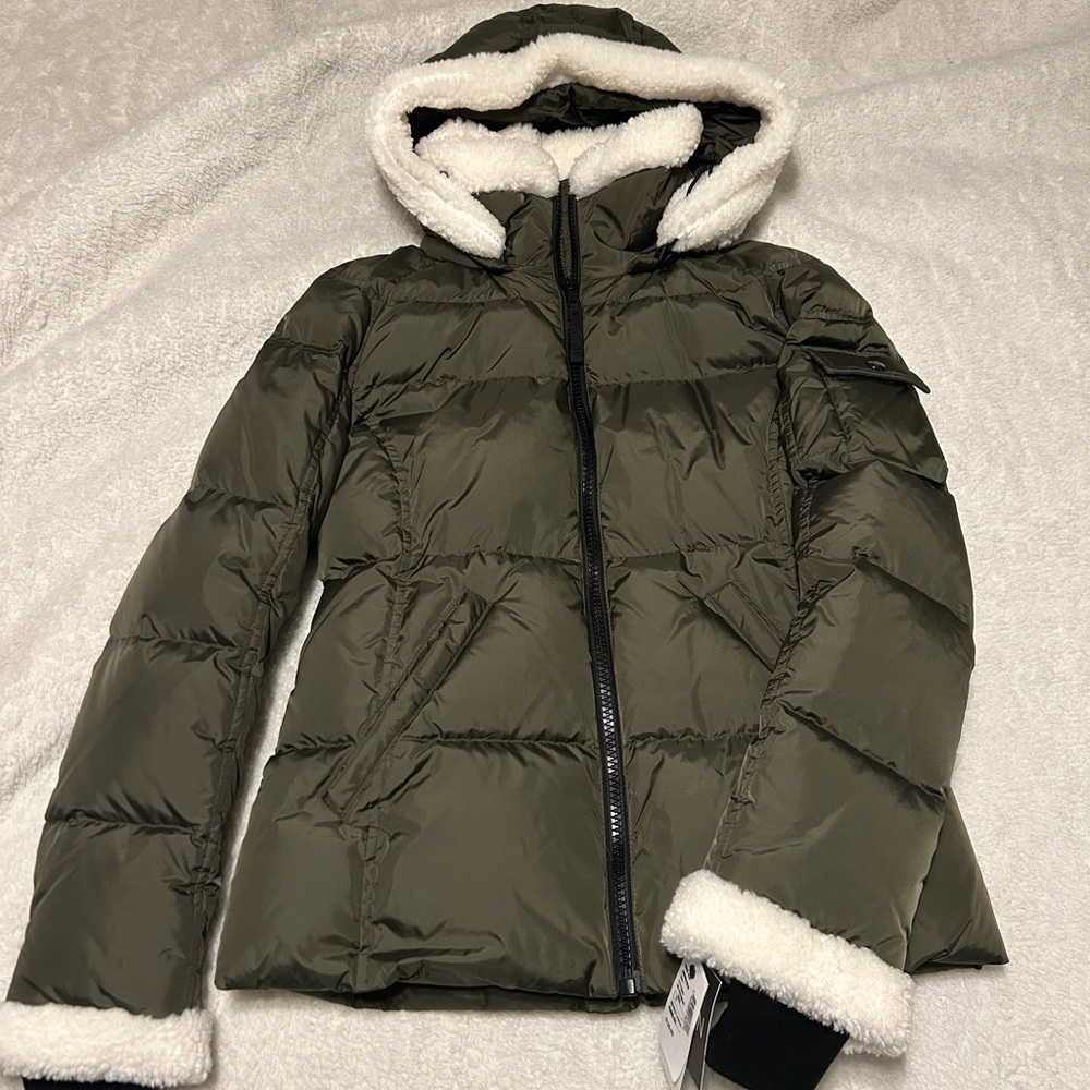 S13 Women’s Olive Green Sherpa Jacket NWT